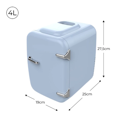 🌸 Mini Frigorífico Portátil para Cosméticos 4L