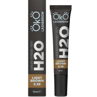 OkO Lash&Brow Tintura Híbrida Líquida H2O Castanho Claro 15ml