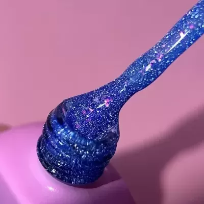 Lurex Base Nº7 – Base Camuflagem Refletiva Azul-Claro Glitter – 13 ml LUNAmoon