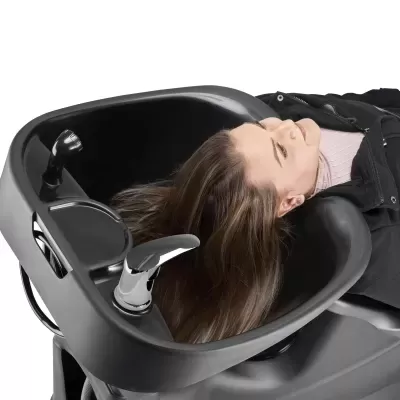 Rampa de Lavagem Cuba Reclinável Champ - Preto