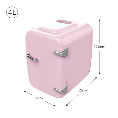 🌸 Mini Frigorífico Portátil para Cosméticos 4L