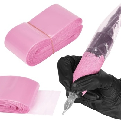 🌸 Manga Pink Capa P/ Dermógrafo Protetor Descartável Clip Cord