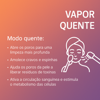 Vaporizador Duplo 3 em 1 Ozono faz Quente e Frio