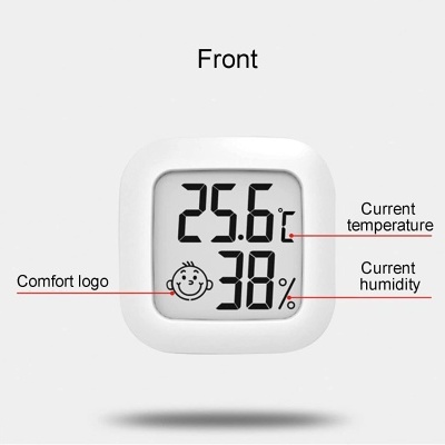 Higrómetro Medidor Temperatura e Humidade Extensão de Pestanas