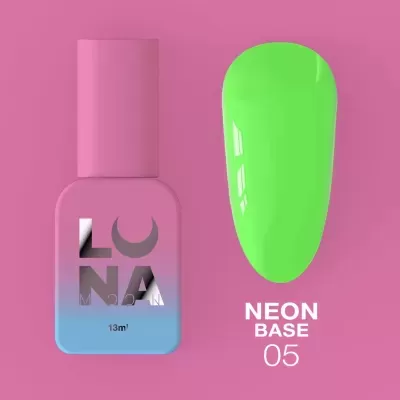 Neon Base №5 Green – Verde Néon – 13 ml LUNAmoon