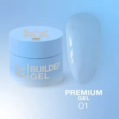 Gel Premium Nº1 – Gel de Construção Transparente – 15 ml LUNAmoon