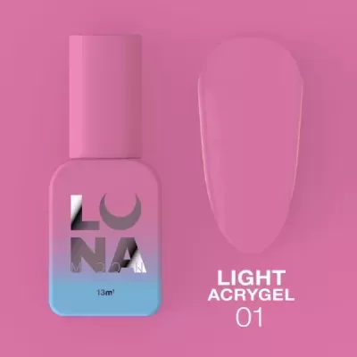 Light Acrygel Nº1 – Transparente – 13 ml LUNAmoon