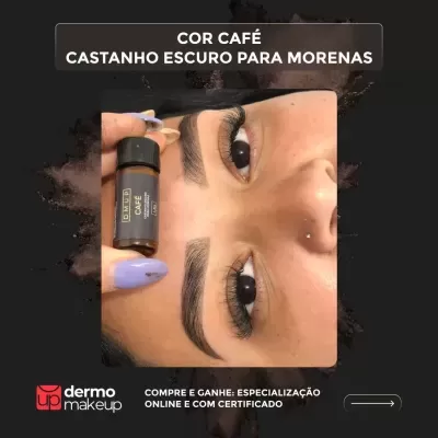 Kit 4 Hennas Sobrancelhas Híbridas Muito Rápida Dermo Makeup