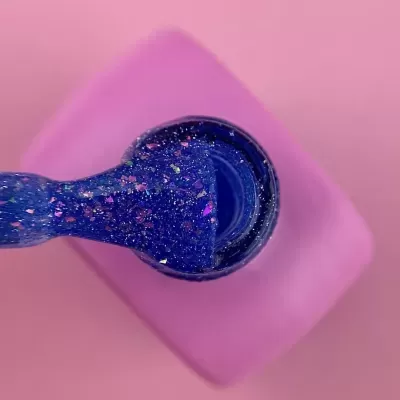Lurex Base Nº7 – Base Camuflagem Refletiva Azul-Claro Glitter – 13 ml LUNAmoon