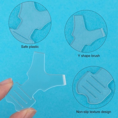 Kit 40 Moldes + 4 Espátulas Modelador de Pestanas