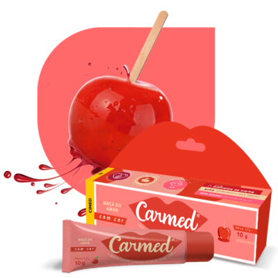 Carmed Fini Maçã do Amor Hidratante Labial - Com Cor