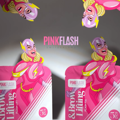 Pink Flash Lash and Brow Lift Passo 1 – 5 Saquetas