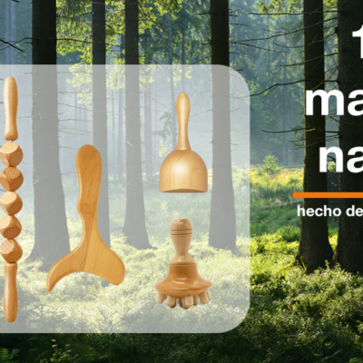 Kit 5 Peças de Maderoterapia Drenagem Linfática e Massagem