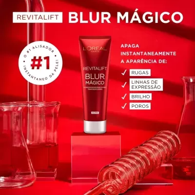 Primer Blur Mágico Textura Oil-Free L'Oréal Paris Revitalift - PRÉ-VENDA📍