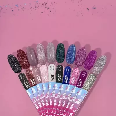 Lurex Base Nº1 – Base Camuflagem Black Glitter – 13 ml LUNAmoon