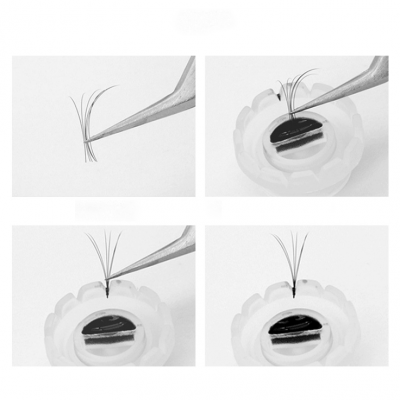 Batoque Flor para cola 5 und Suporte Easy Fans