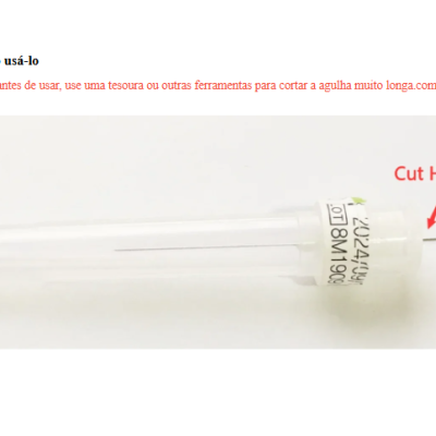 Recargas Agulha Jato de Plasma 30G 21mm - PRÉ-VENDA📍