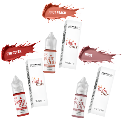 Pigmentos Híbridos para Lábios 12ml – AS Company