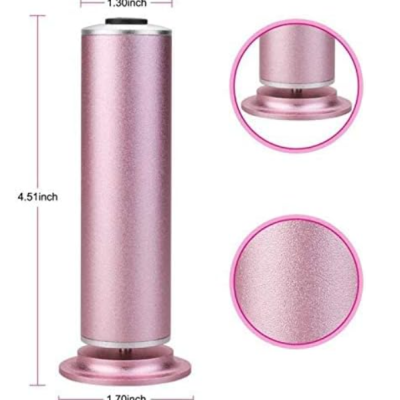🌸 Removedor Elétrico Calos dos Pés Rosa