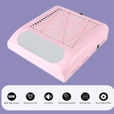 Aspirador de Pó Unhas Profissional 80 W