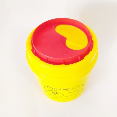 Contentor Lixo P/ Agulhas Usadas 1L Redondo