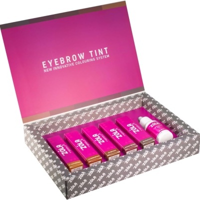 Kit Eyebrow Tint 5 Cores + Oxidante - Zola