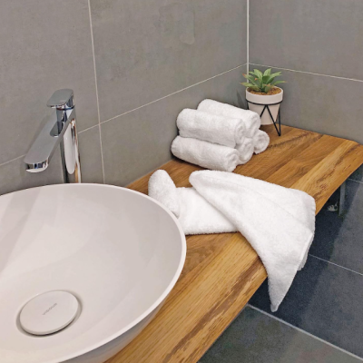 Kit 10 Toalhas Brancas 30 x 50 cm Algodão 100%