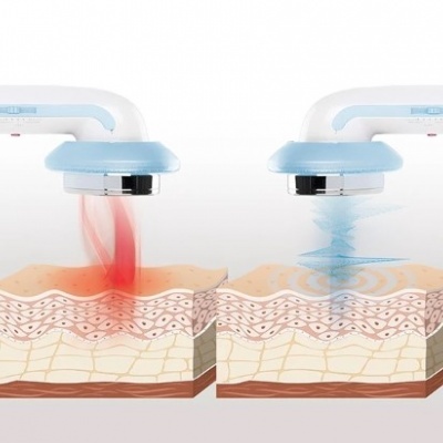 Ultrasom Portátil Cavitação Corporal 3 em 1