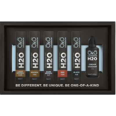 Kit 5 Tinturas Híbrida Líquida OkO Lash&Brow H2O + 1 Óxido - PRÉ-VENDA📍