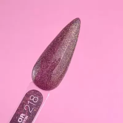 Verniz Gel Refletivo – Color Reflection Nº218 Bege Rosado – 13 ml LUNAmoon