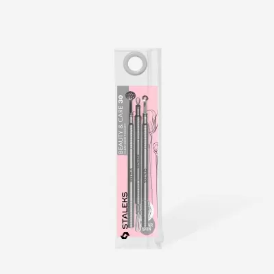 Kit Ferramentas Limpeza de Pele 3 Peças Duplas