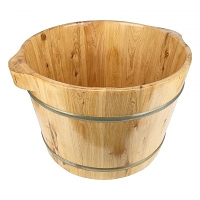 Bacia de Madeira 10L Pedicure – Calista, Spa e Estética | Mini Ofurô para Escalda-Pés