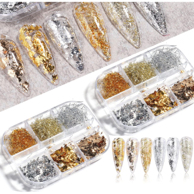 Nail Art Decorações, Fios de Ouro e Outros