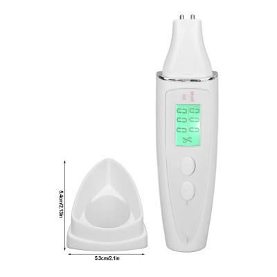 Analisador de Pele Digital - Mostra níveis de oleosidade e humidade da pele