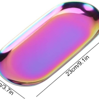 Bandeja Oval Holográfica e Outras