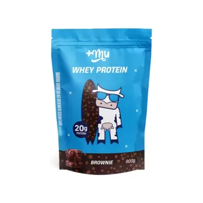 Whey Concentrado Mais Mu - Brownie - Refil 900g - PRÉ-VENDA📍