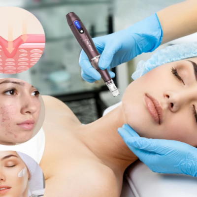 Kit Dr.Pen A10 DermaPen Microneedling Caneta sem Fios + 22 Recargas