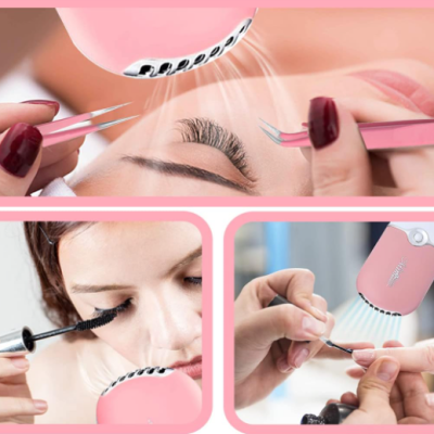 Kit Lash Extensão Pestanas Eyelash + Acessórios