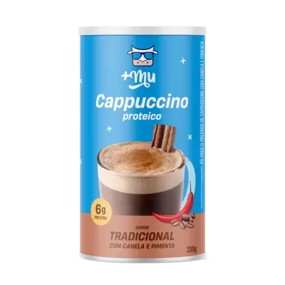 Cappuccino +Mu (com Whey, Canela e Pimenta) - 200g - PRÉ-VENDA📍
