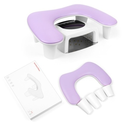 Apoio de Braços para Unhas em Pele Sintética – Formato U