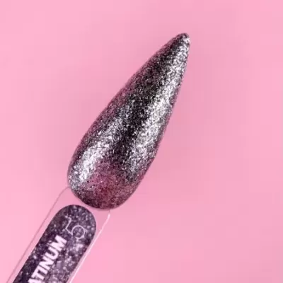 Platinum Gel Nº5 – Prateado Escuro Metálico – 5 ml LUNAmoon