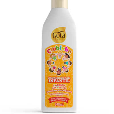Condicionador Infantil Clubinho Cacheados Gota Dourada 340 ml