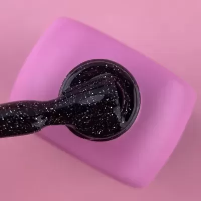 Lurex Base Nº1 – Base Camuflagem Black Glitter – 13 ml LUNAmoon