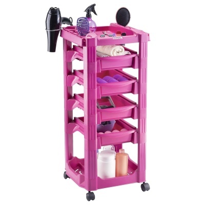 Carrinho Auxiliar Cabeleireiro Vegas com Rodas - Multifuncional - Várias Cores