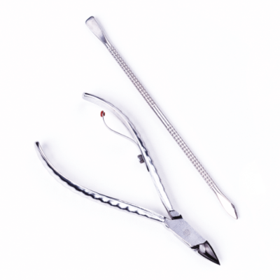 Alicate de Cutícula com Espátula 778-E Aço Inox Mundial