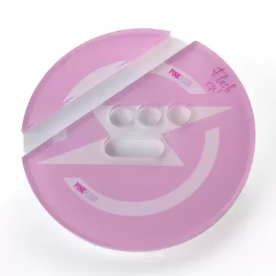 Pink Flash Acrylic Palette – Paleta Profissional Acrílica