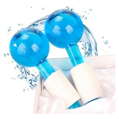 Esferas de Cromoterapia Grandes Par | Azul