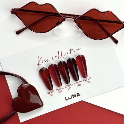 Verniz Gel💋 Kiss Collection – Translúcidos/Vitral – 13 ml LUNAmoon