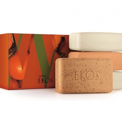Kit 4 Sabonetes Cremosos e Esfoliantes Tucumã - Natura Ekos
