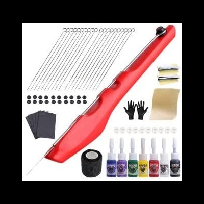 Kit Tatuagem Manual Stick and Poke